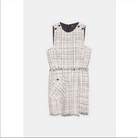 NWOT BLOGGERS FAVORITE TWEED SKORT DRESS— Zara - Picture 7 of 13